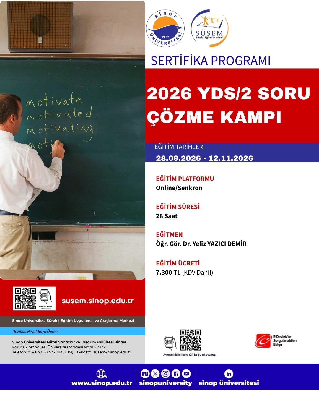 YDS SORU COZME KAMPI